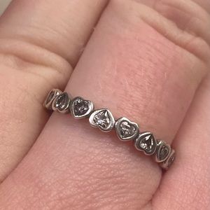 Authentic Pre Loved Pandora Heart Ring